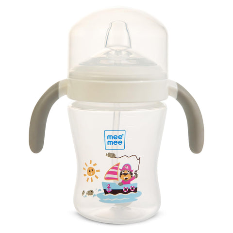 Mee Mee straw Sipper Cup with Soft Silicone Straw for Baby | Sippy Cup for Toddlers