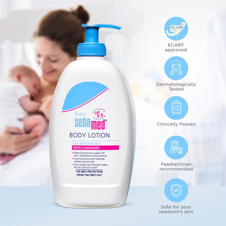 Sebamed Baby Body Lotion Dermatalogically tested | Sensitive skin