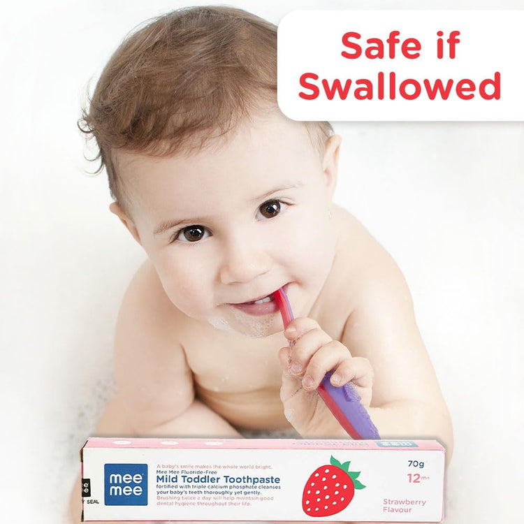 Mee Mee Fluoride-Free Baby Tooth Paste for Kids & Toddler