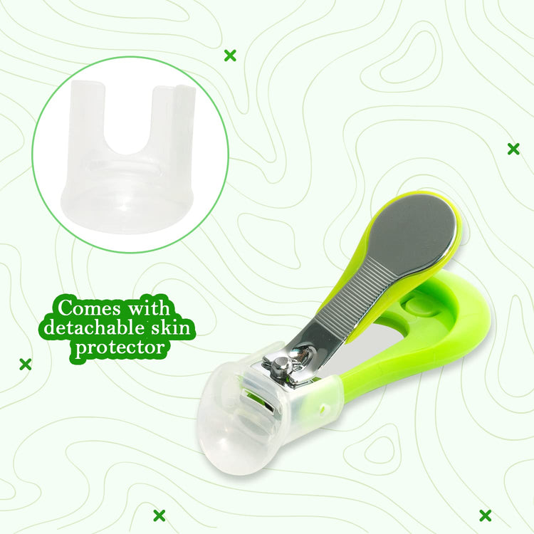 Mee Mee Protective Baby Nail Clipper Cutter with Skin Guard (Pack of 1)