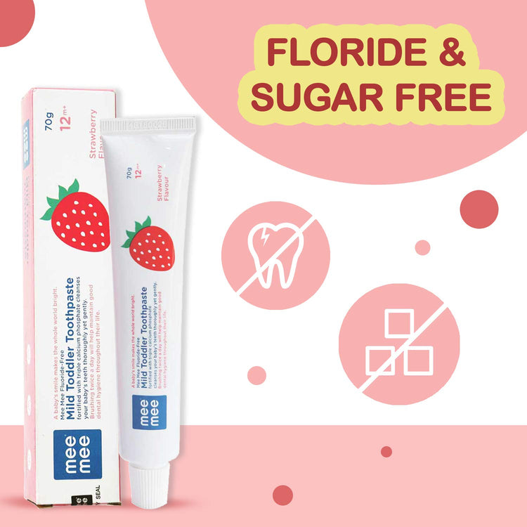 Mee Mee Fluoride-Free Baby Tooth Paste for Kids & Toddler