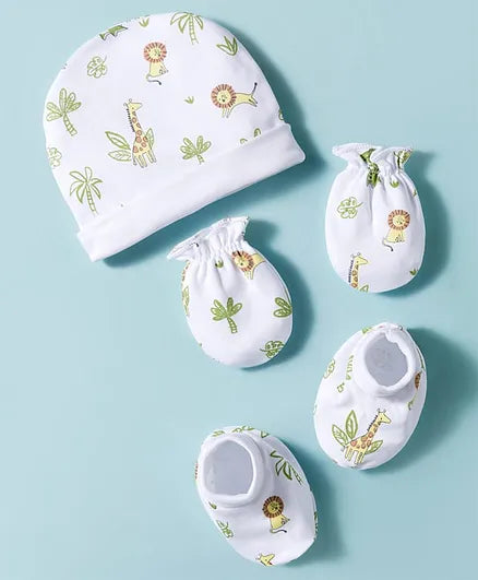 CAP MITTEN BOOTIES SET