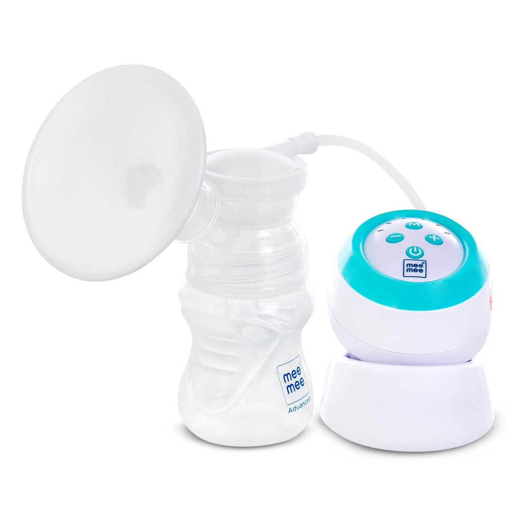 Mee Mee BPA Free Comfort Electrical Breast Pump, Soft silicone breast shield, Soothing Massage function, Easy to Carry and Clean for Nursing & Breast feeding Mothers With Dual Use Mothod