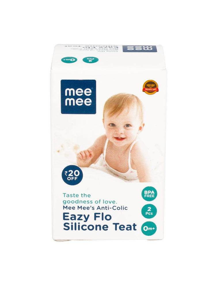Mee Mee Anti-Colic Easy Flo Silicone Teat (Feeding Bottle Nipple)