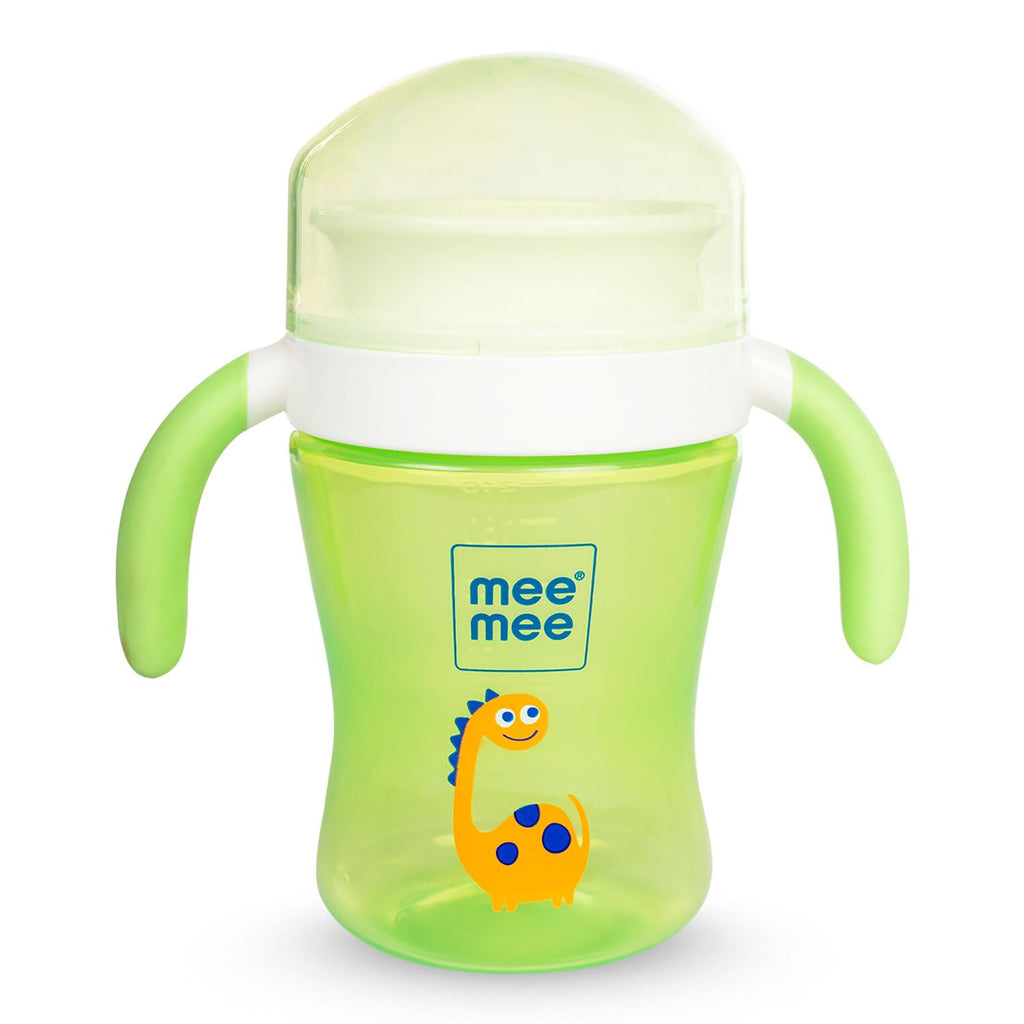 Mee Mee 360° Soft Spout Baby Trainer Sipper 240 ml | Dual Handle, Anti-Leak & Spillproof Sippy Cup for Toddlers