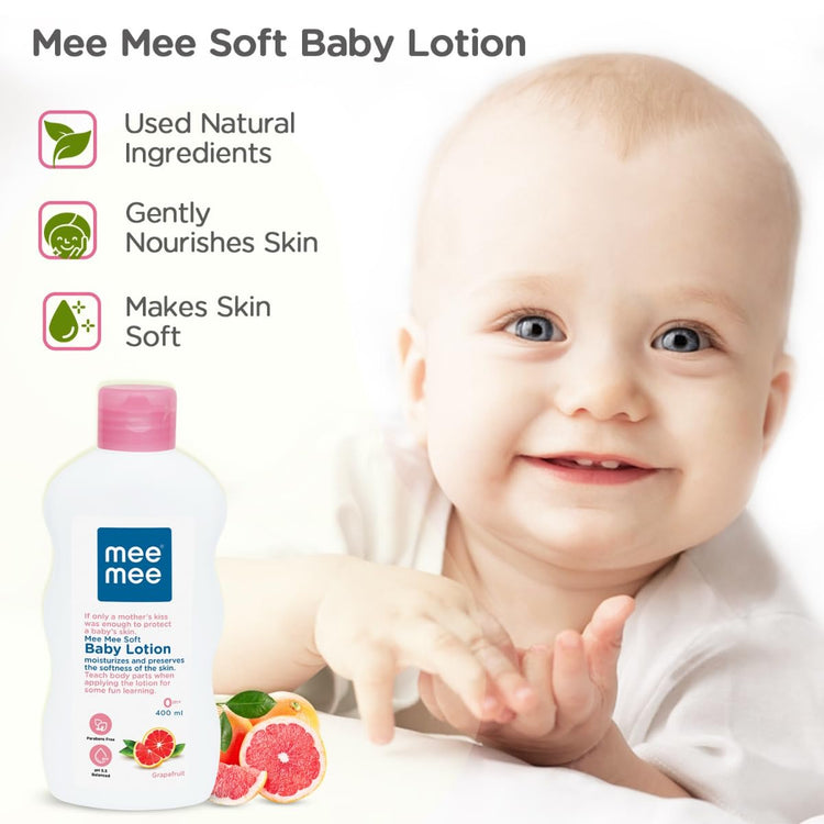 Mee Mee Moisturizing Baby Lotion 400ml for Face & Body