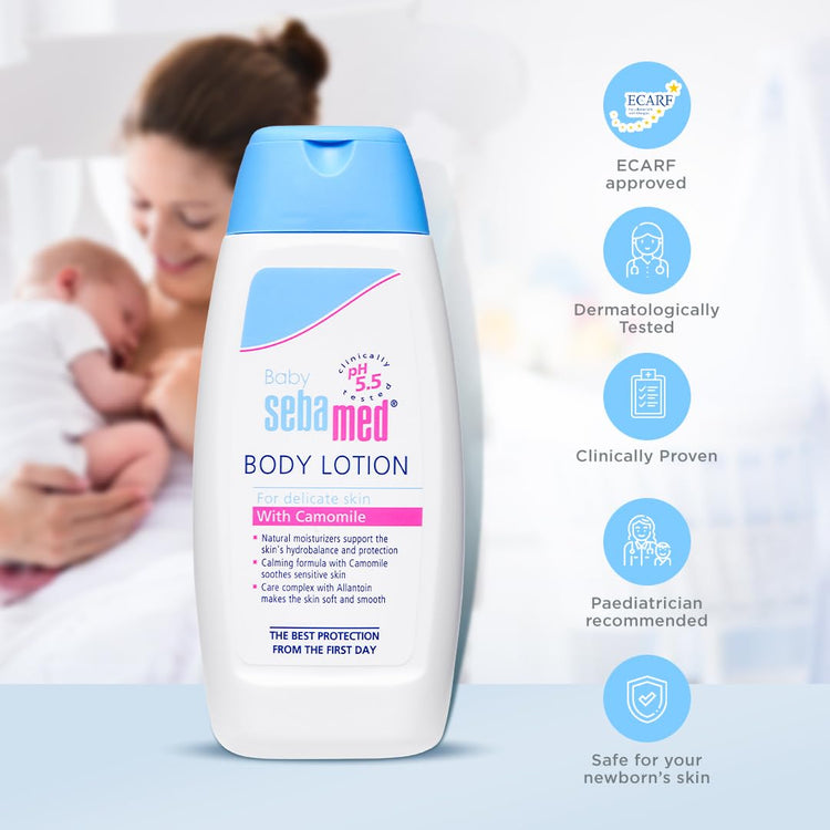 Sebamed Baby Body Lotion 100 ml/Dermatalogically tested| Sensitive skin