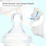 Mee Mee Glass Feeding Bottle 120ml,BPA-Free, Borosilicate Glass Feeding Bottle Upto 3 Years