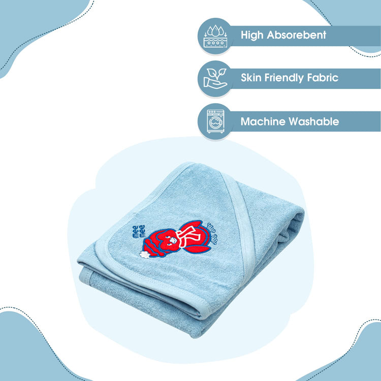 Mee Mee Absorbent|Washable |Reusable |Soft Baby Bath Towel