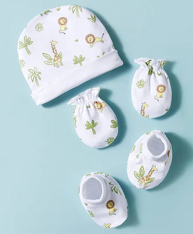 CAP MITTEN BOOTIES SET