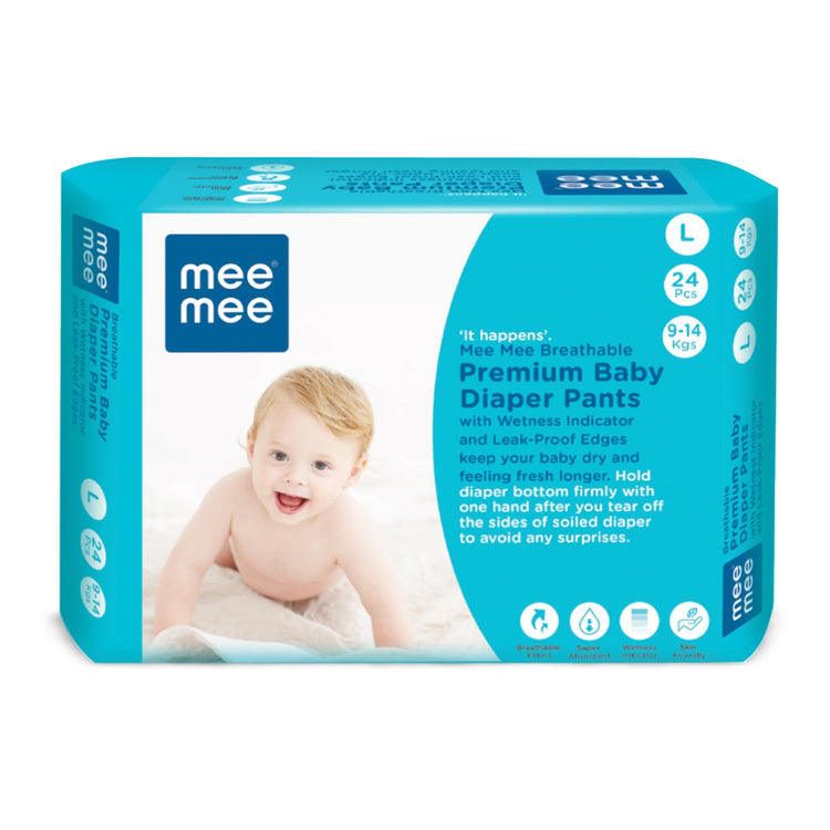 Mee Mee Premium Breathable Baby Diapers